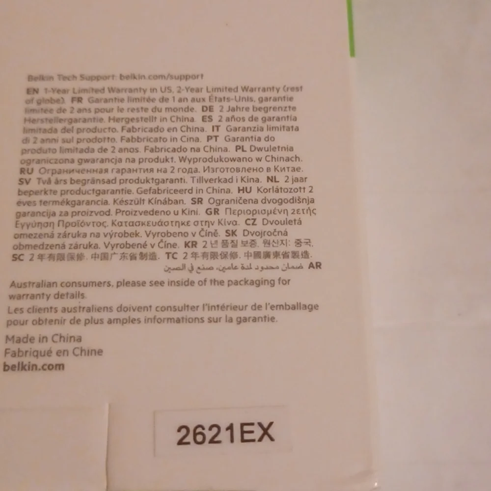 NIB Belkin Secure Holder with Strap for Apple AirTag